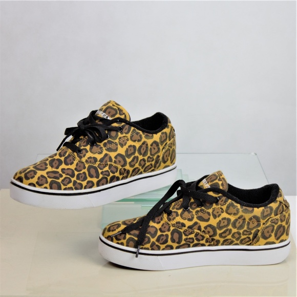 Wheelys Yth 6 / Wo's 7 Skate Shoes Leopard Print - Picture 1 of 10